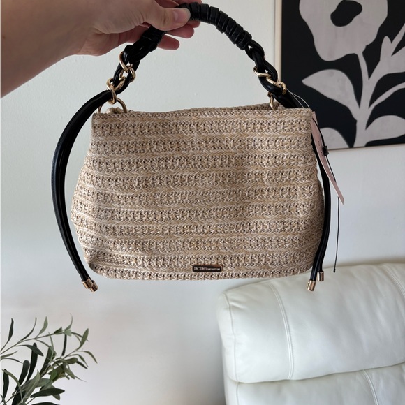 BCBGeneration Beige Woven Shoulder Bag - Picture 7 of 7